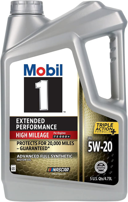 Mobil 1 European Car Formula Full Synthetic Motor Oil 0W-40, 5 Quart
