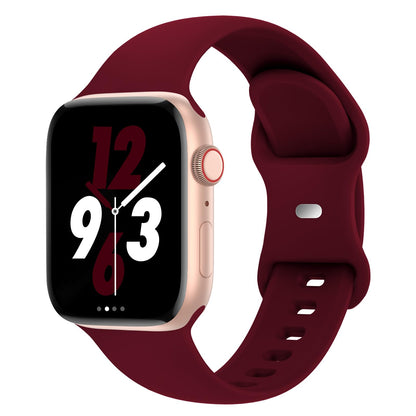Sport Band Compatible with Apple Watch 38mm 40mm 41mm 42mm 44mm 45mm 46mm 49mm, Replacement Soft Silicone Strap Wristbands for iWatch Series 11/10/9/8/7/6/5/4/3/2/1 Ultra SE Women Men, Space Gray