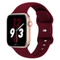 Sport Band Compatible with Apple Watch 38mm 40mm 41mm 42mm 44mm 45mm 46mm 49mm, Replacement Soft Silicone Strap Wristbands for iWatch Series 11/10/9/8/7/6/5/4/3/2/1 Ultra SE Women Men, Space Gray