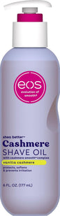 eos Vanilla Cashmere Shave Oil- Moisturizing Natural Shea Butter, 6 fl oz