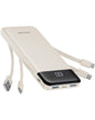 charmast Power Bank Portable Charger with Reinforced Built-in 4 Cables