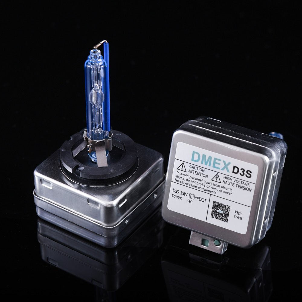 DMEX D3S HID Headlight Bulbs 8000K White Blue Xenon 35W 66340 42403 42302 Replacement - Pack of 2 (Not fit Halogen Headlamp)