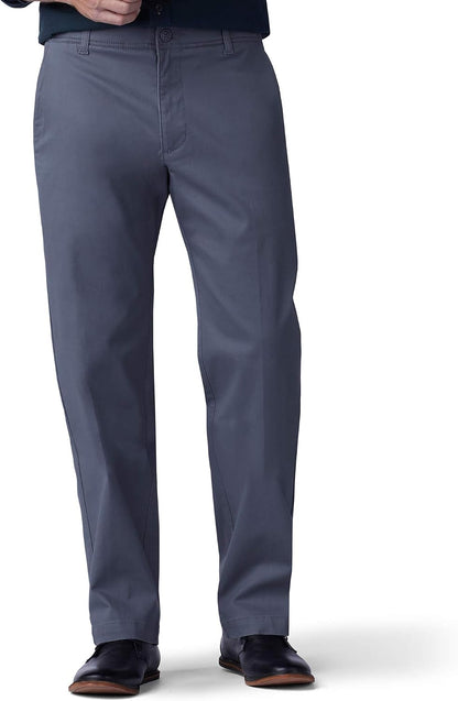 Lee Men's Extreme Motion Flat Front Regular Straight Pant