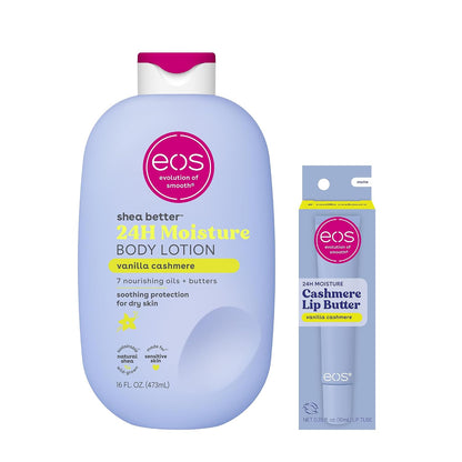 eos Shea Better 24H Moisture Body Lotion- Jasmine Peach, 16 fl oz