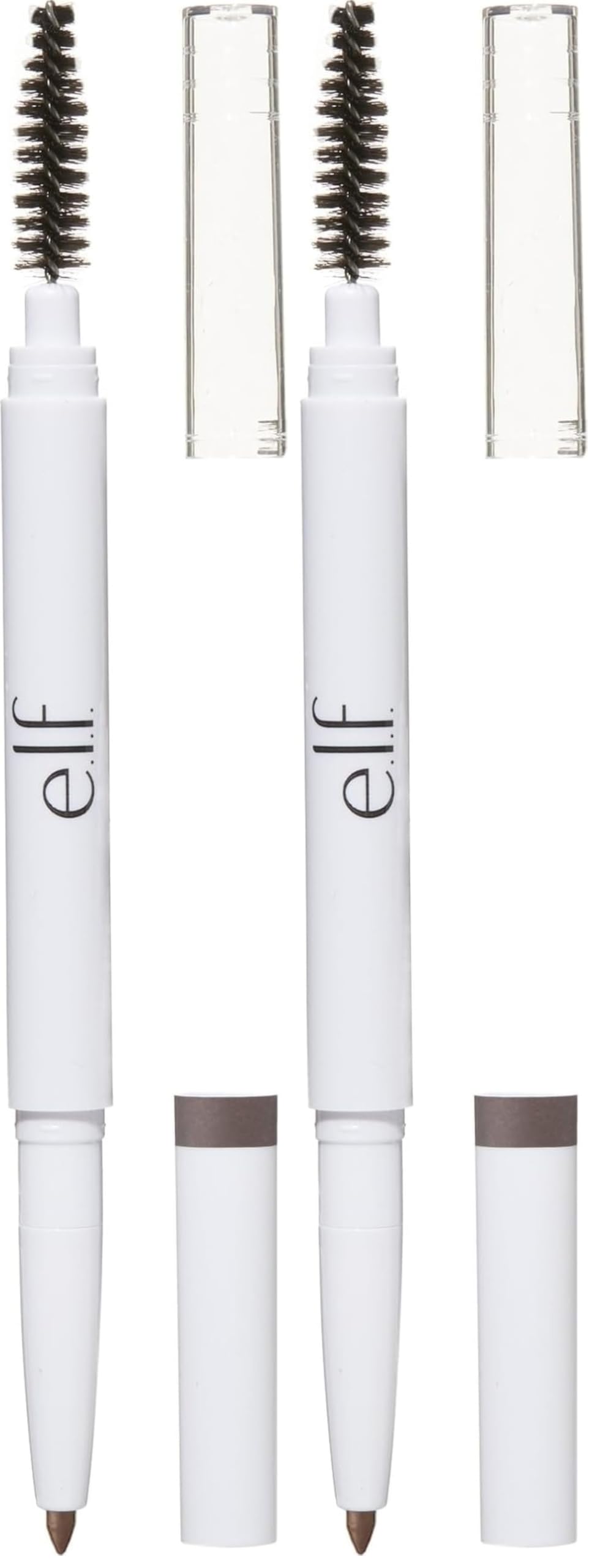 e.l.f. Instant Lift Brow Pencil, Dual-Sided, Precise, Fine Tip, Shapes, Defines, Fills Brows, Contours, Combs, Tames, Neutral Brown, 0.006 Oz