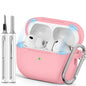Ljusmicker for AirPods 4 Case 2024 with Cleaner Kit,Milk Tea