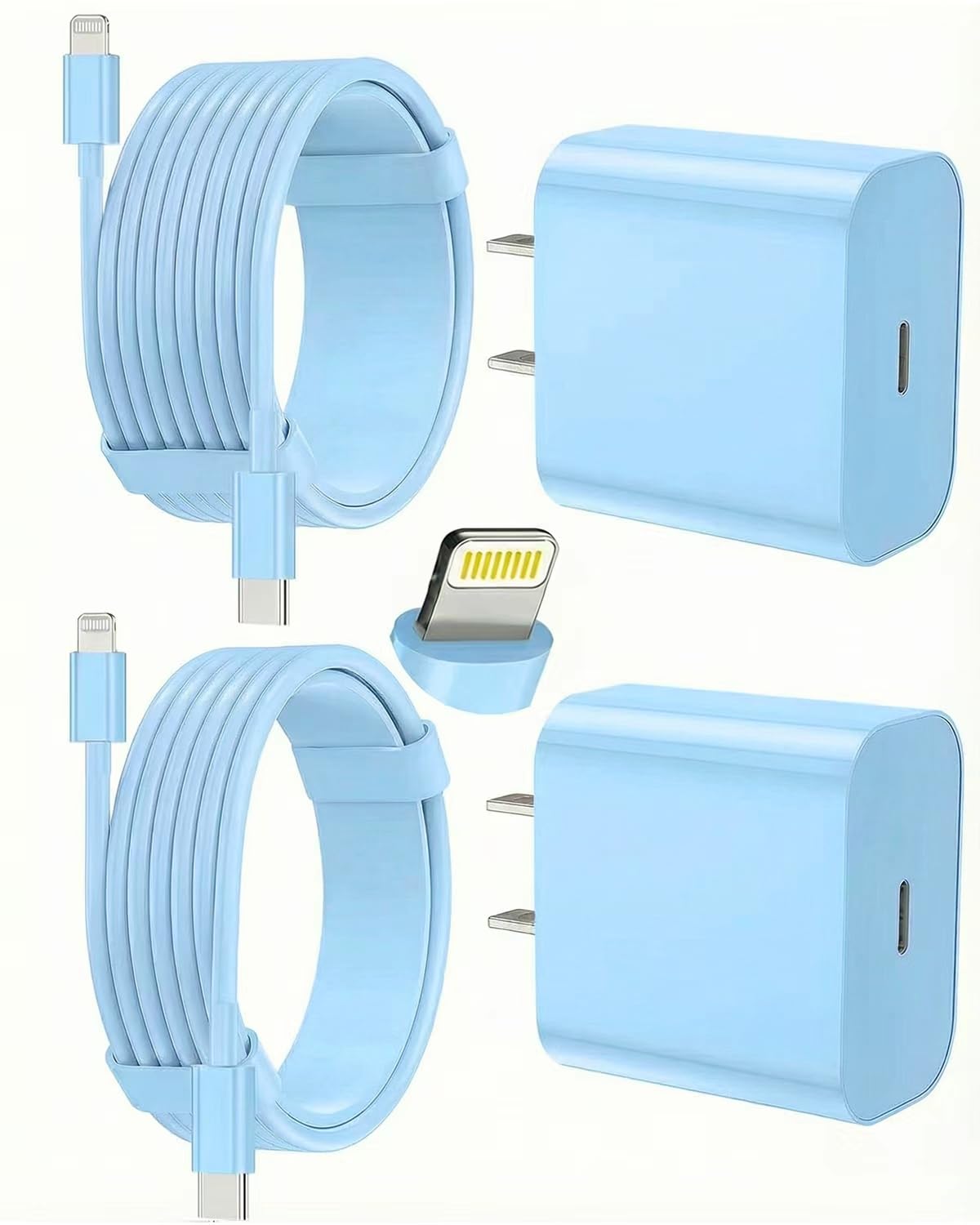 iPhone Charger Fast Charging, USB C Charger Block, 6FT/10FT Lightning Cable
