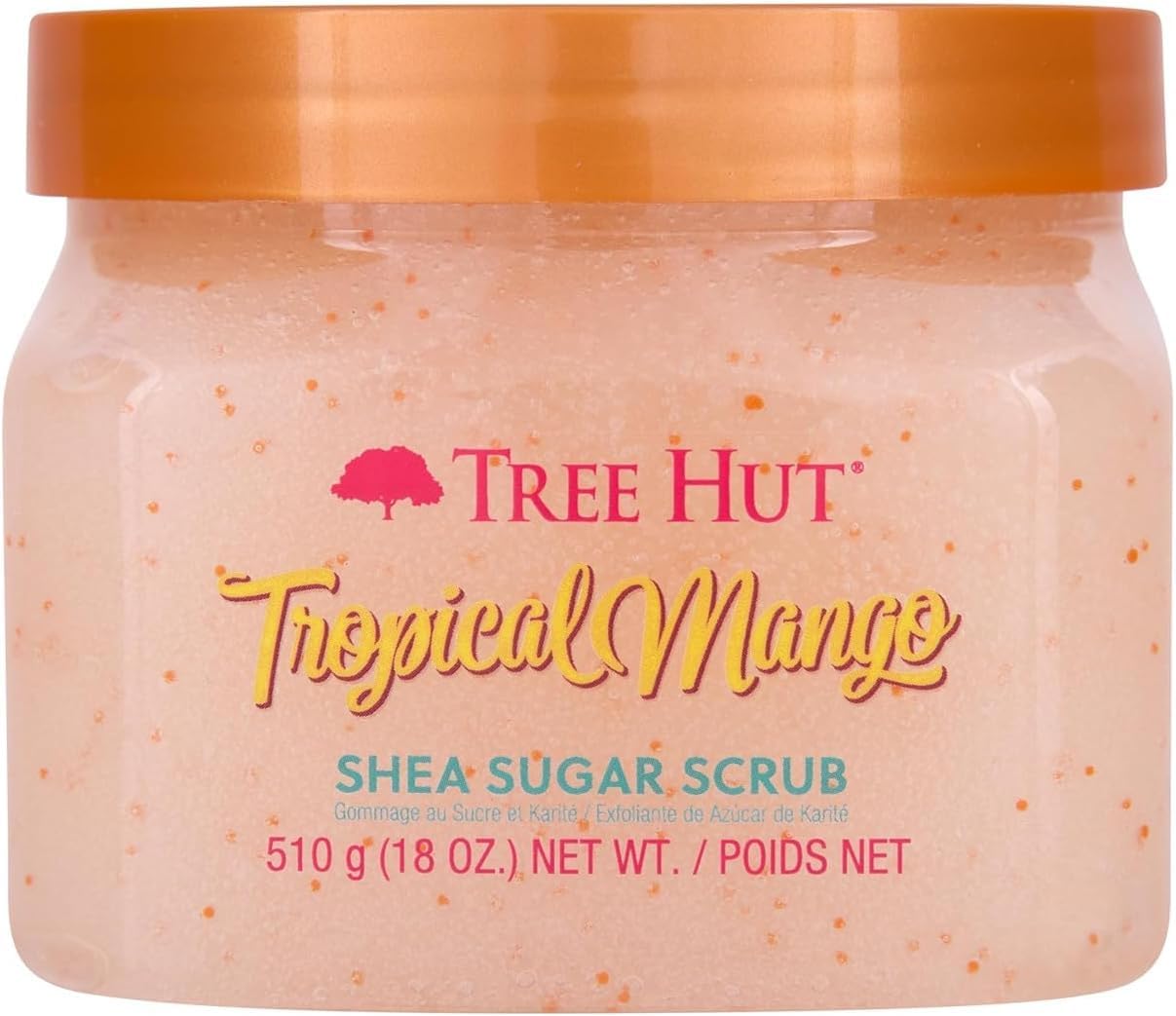 Tree Hut Body Scrub for Women, Pink Hibiscus, 18 Oz