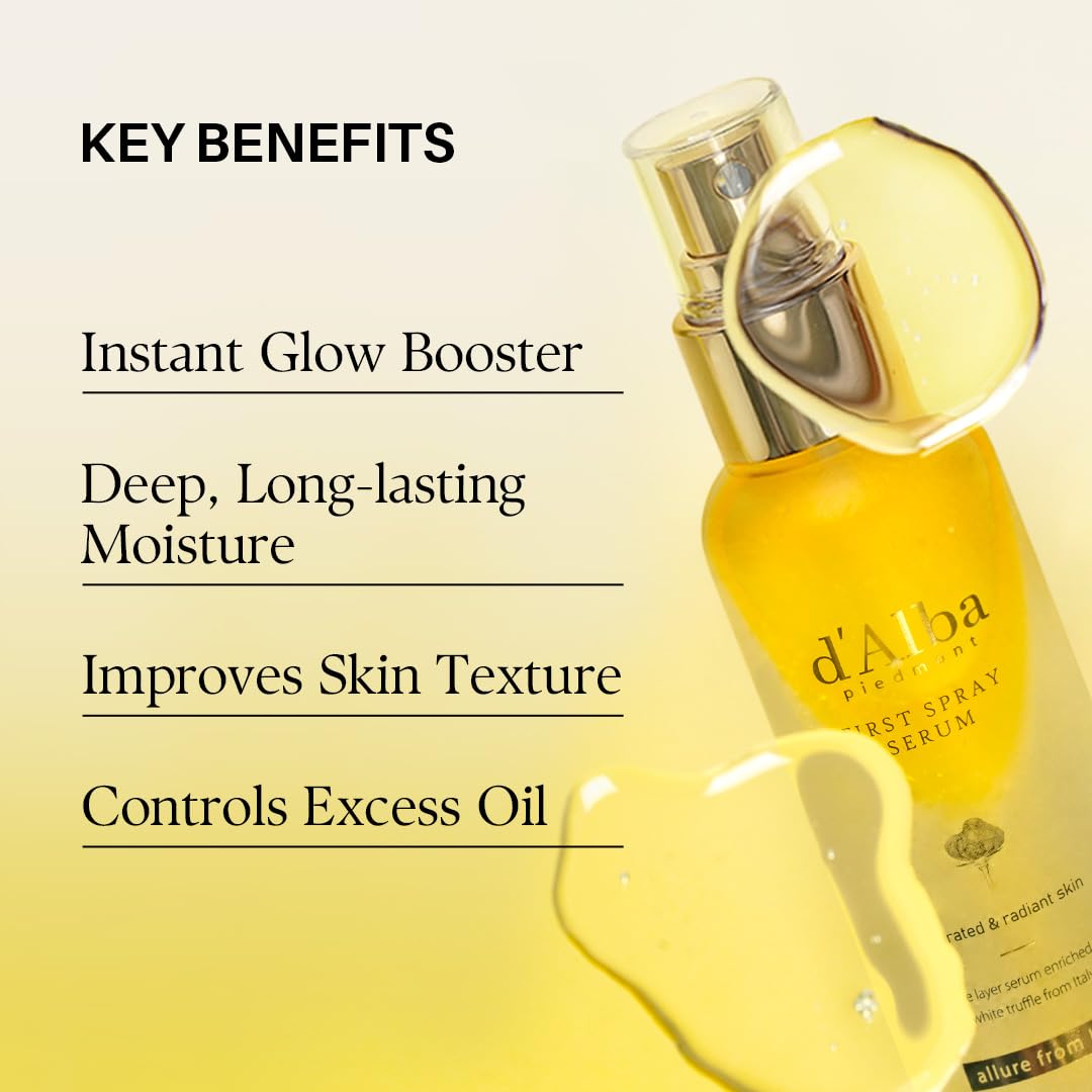 d'alba Piedmont Italian White Truffle First Spray Serum (3.38 fl oz)