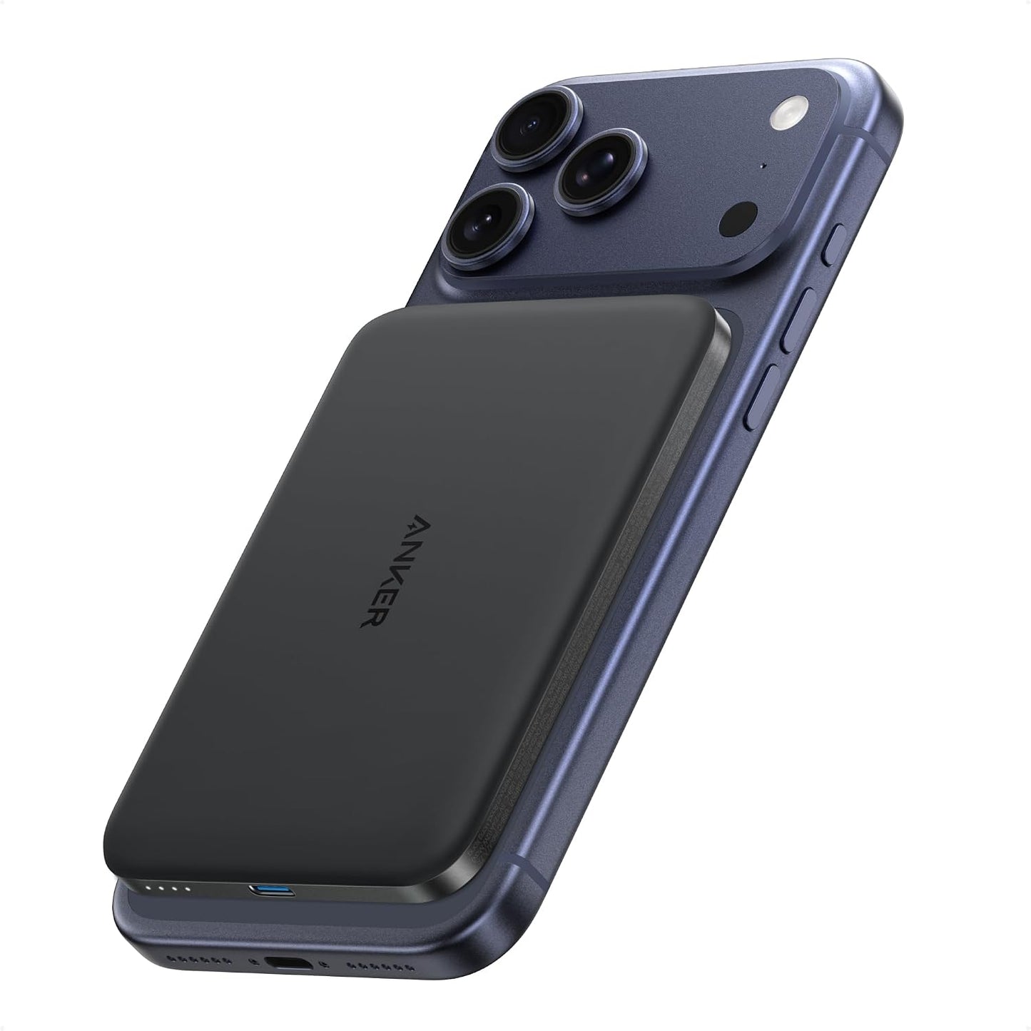 Anker Nano Magnetic Power Bank, 5,000mAh Qi2-Certified 15W Portable Charger