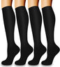 Laite Hebe 4 Pairs-Compression Socks for Women&Men Circulation-Best Support for Nurses,Running,Athletic