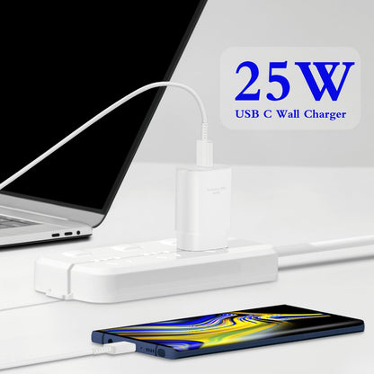GUUSMART Type C Charger 2-Pack 25W Long 6ft USB C Charger Cable