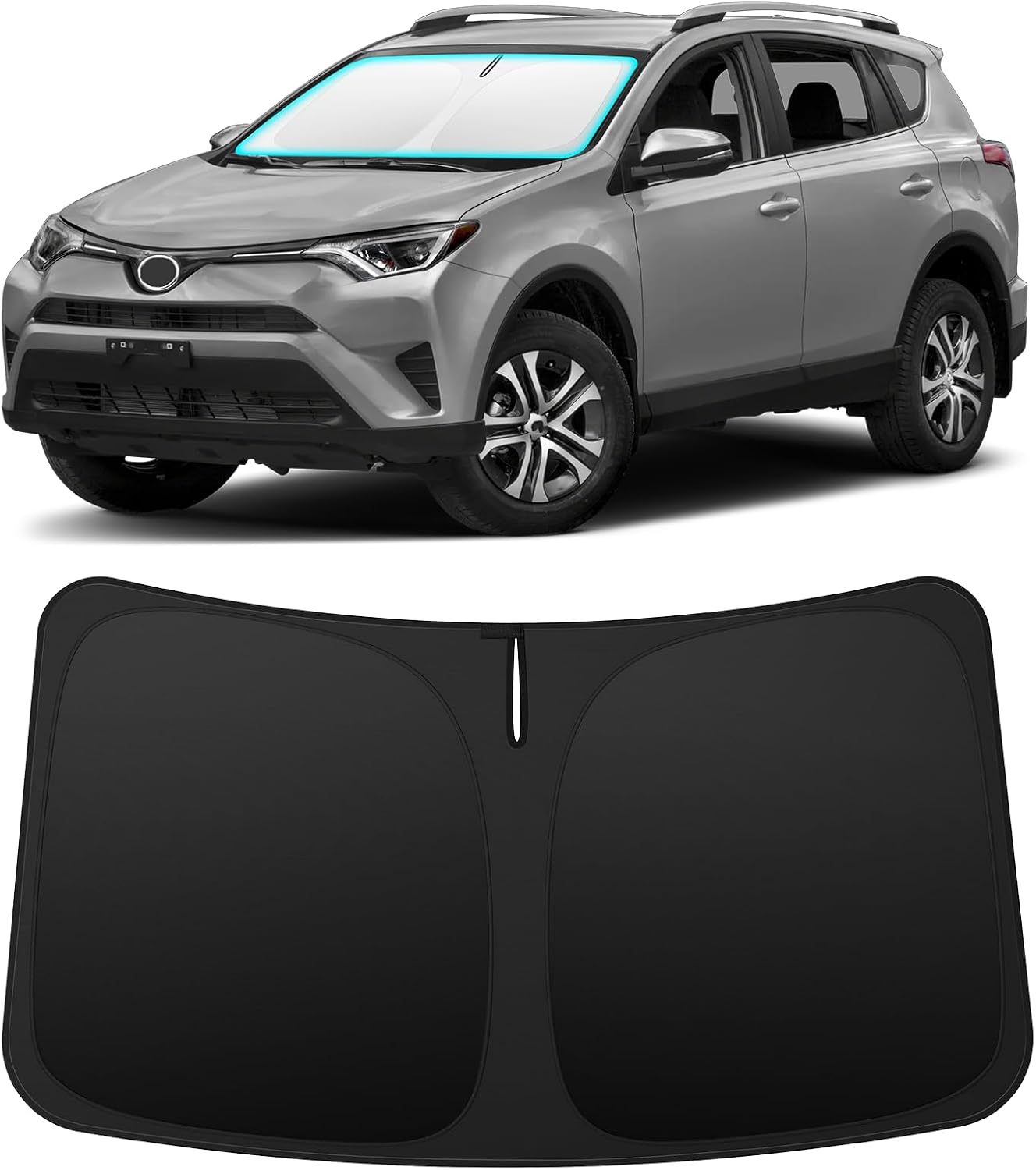 INSAUTO Custom Fit Windshield Sun Shade for Nissan Frontier 2005-2021