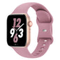 Sport Band Compatible with Apple Watch 38mm 40mm 41mm 42mm 44mm 45mm 46mm 49mm, Replacement Soft Silicone Strap Wristbands for iWatch Series 11/10/9/8/7/6/5/4/3/2/1 Ultra SE Women Men, Space Gray