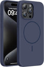 Miracase Magnetic for iPhone 16 Pro Case, Silicone, Black