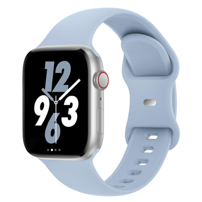 Sport Band Compatible with Apple Watch 38mm 40mm 41mm 42mm 44mm 45mm 46mm 49mm, Replacement Soft Silicone Strap Wristbands for iWatch Series 11/10/9/8/7/6/5/4/3/2/1 Ultra SE Women Men, Space Gray
