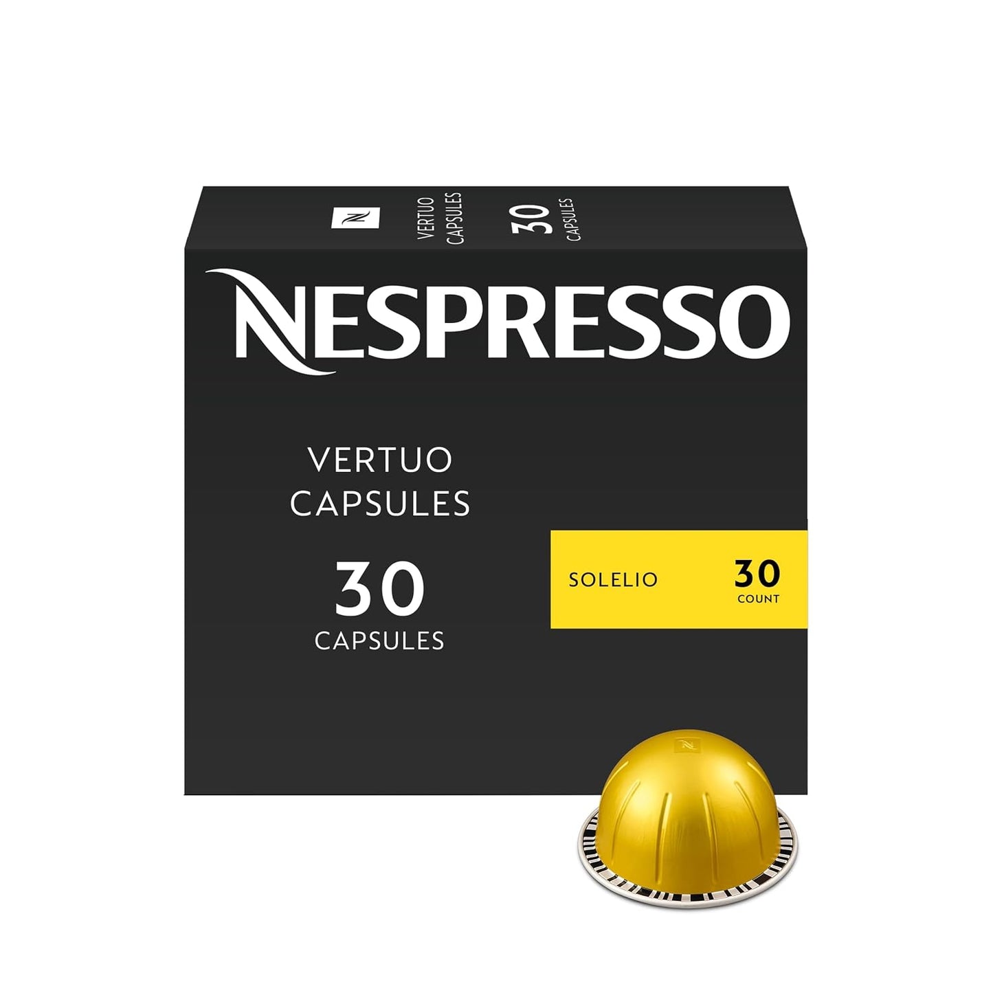 Nespresso Capsules Vertuo, Variety Pack, Medium and Dark Roast Coffee, 30 Count Coffee Pods, Brews 7.8 oz.