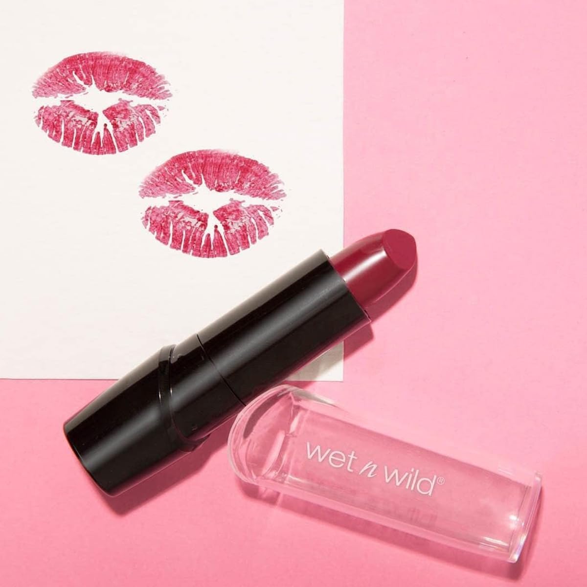 wet n wild Silk Finish Lipstick, Hydrating Rich Buildable Lip Color, Formulated with Vitamins A,E, & Macadamia for Ultimate Hydration, Cruelty-Free & Vegan - A Short Affair