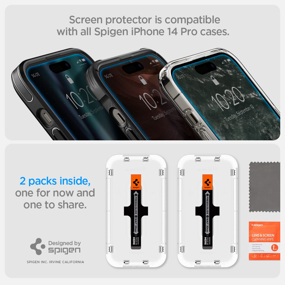 Spigen Screen Protector for iPhone 17 Pro Max, 16 Pro Max