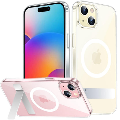 SPIDERCASE Magnetic for iPhone 17 Pro Max Case,with Kickstand,Clear