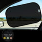 Car Window Shades - Certified 99.79% UVA & 99.95% UVB sun protection. Award winning car sun shade for side windows. 4 Pack (2 Transparency options) 20" x 12" -window shade for car baby by Kinder Fluff
