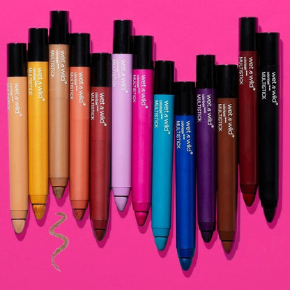 wet n wild Color Icon Cream Eyeliner Eyeshadow Multi-Stick, Moisturizing, Nourishing Velvety Cream-to-Powder Buildable & Blendable Formula, Cruelty-Free & Vegan - Brown Sugar