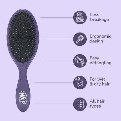 Wet Brush Original Detangler Hair Brush, Sky, For All Hair Textures