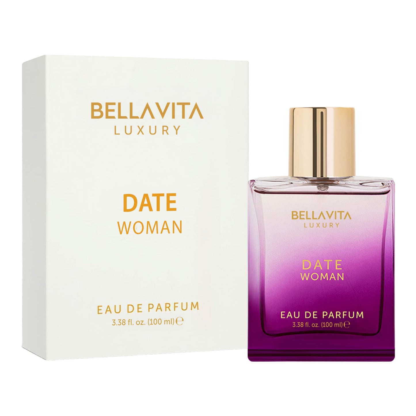 Bellavita Luxury Honey Oud Eau de Parfum | 100 ml (3.4 fl.oz.) | Perfume for Men and Women | Sweet Honey, Bergamot, Oud, and Amber Notes