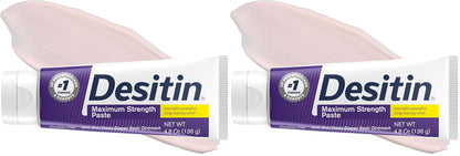 Desitin Maximum Strength Diaper Rash Paste, 40% Zinc Oxide, 4.8 oz