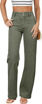 Sidefeel Jeans for Women High Waisted Straight Leg Denim Pants
