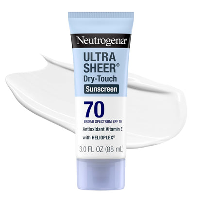 Neutrogena Ultra Sheer Dry Touch Sunscreen Lotion, SPF 70, 3 fl. oz