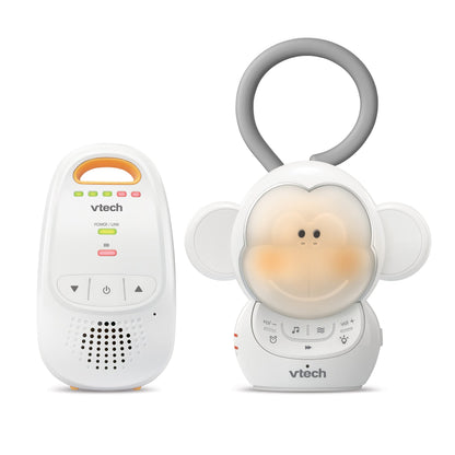 VTech Audio Baby Monitor — No Static DECT 6.0, No WiFi, Hack-Proof | 8Hr Battery, Belt Clip, 1000ft Range, 5-Level Sound Indicator | DM111