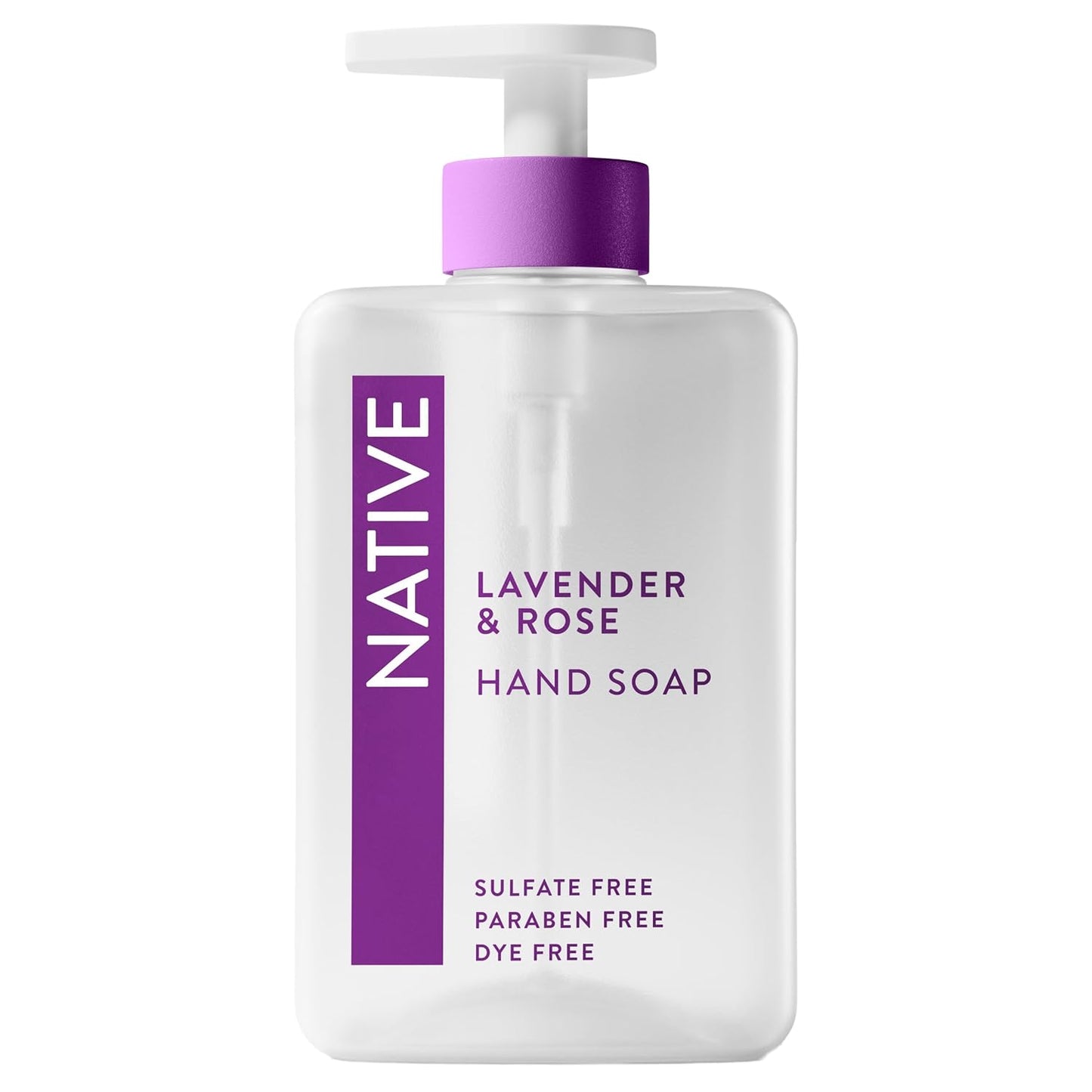 Native Liquid Hand Soap, Toasted Vanilla & Honey Scent, Non-Drying Formula for Soft, Smooth Hands, Made with Plant-Based Cleansers, Sulfate & Paraben Free, 13 oz Bottle