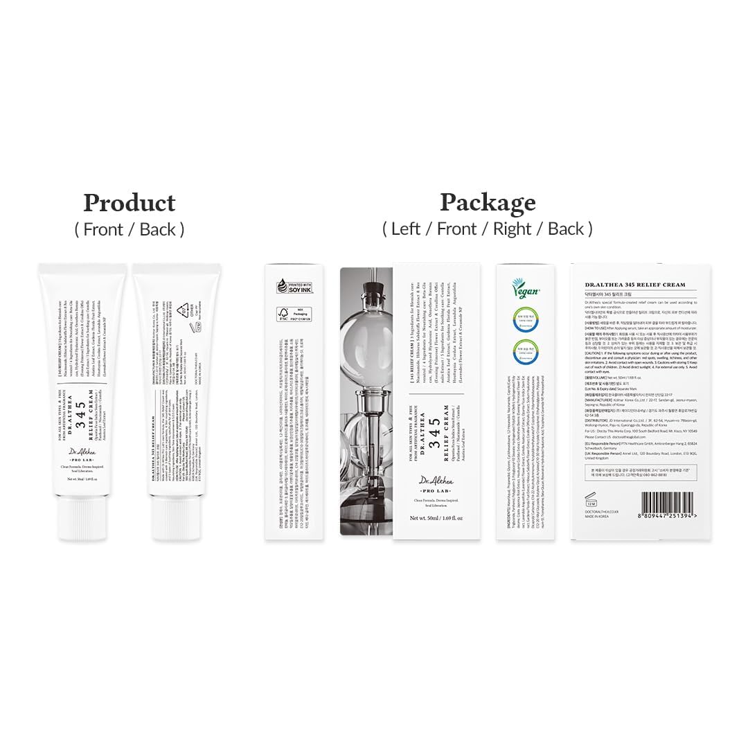 Dr.Althea 345 Relief Cream, 1.69 Fl Oz (Ver.2 - Pack of 1)
