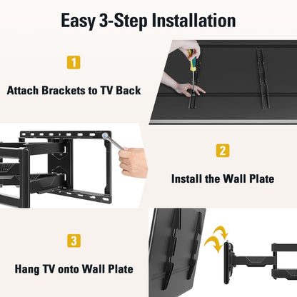 Mounting Dream Full Motion TV Wall Mount for 32-70 Inch TVs up to 99lbs