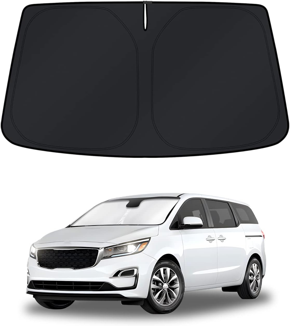 KUST Windshield Sun Shade for 2016 2017 2018 2019 2020 2021 2022 BMW X1 F48 Accessories Custom Fit Sunshade Foldable Window Sun Visor Protector Blocks UV Rays Keep Your Car Cooler