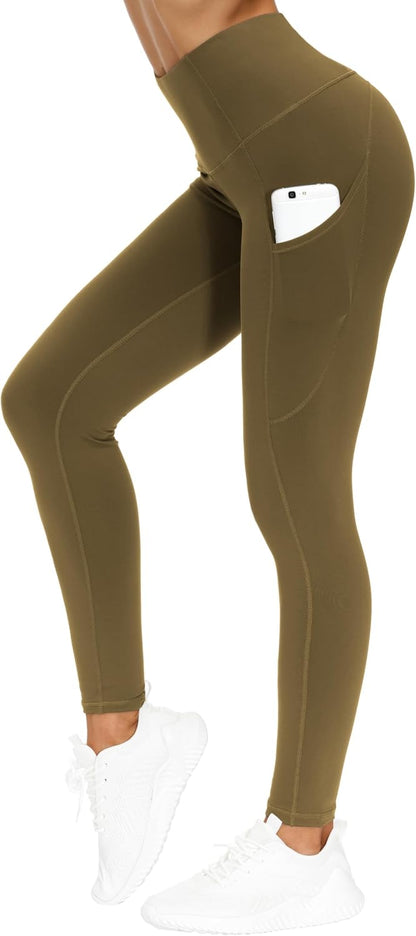 THE GYM PEOPLE Women's Thick High Waist Yoga Pants Workout Leggings