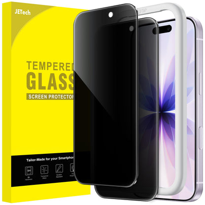 JETech Privacy Screen Protector for iPhone 17 Pro Max, 2-Pack