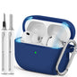 Ljusmicker for AirPods 4 Case 2024 with Cleaner Kit,Milk Tea