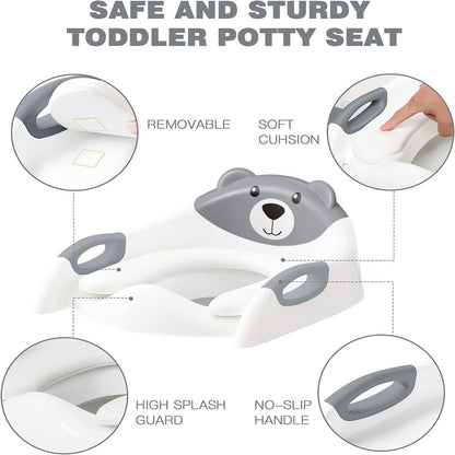 Potty Training Toilet for Toddlers, 2-in-1 Potty Training seat, Anti-Slip
