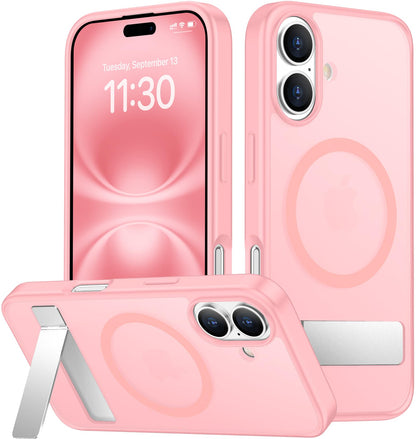 SPIDERCASE Magnetic for iPhone 17 Pro Max Case,with Kickstand,Clear