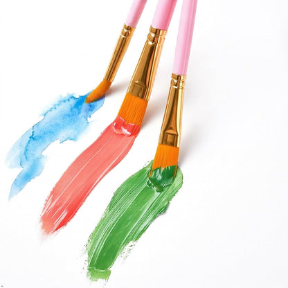 Soucolor Acrylic Paint Brushes Set, 20 Pcs Pointed Tip Artist Paintbrushes