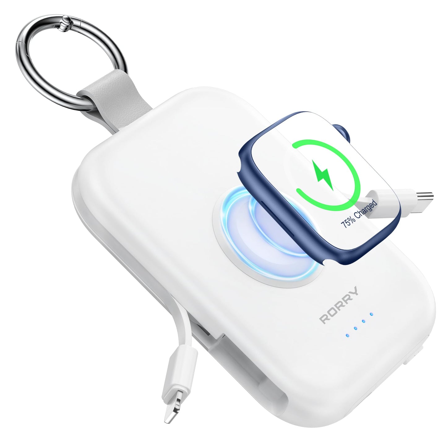 RORRY CharmGo Portable Charger, 5000mAh Portable Charger Power Bank