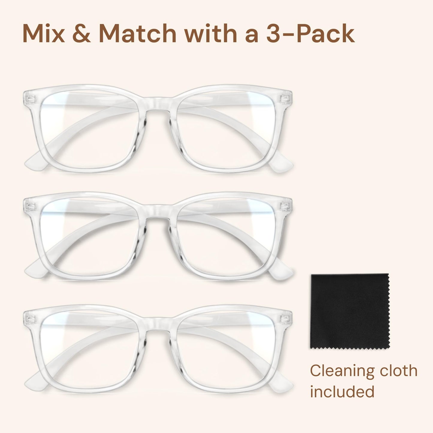 Gaoye Blue Light Glasses for Women - 3 Pack