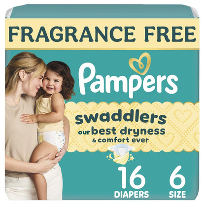 Pampers Swaddlers Baby Diapers, Size 5, 132 Count