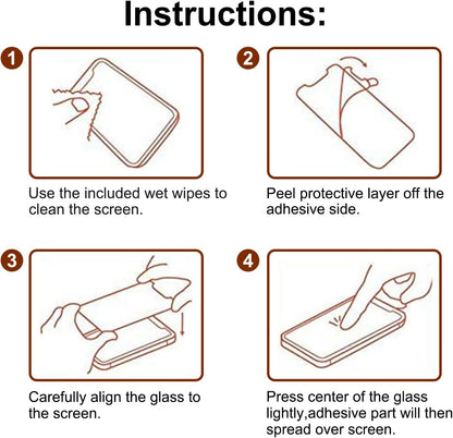 PEHAEL for iPhone 16 Pro Max Privacy Screen Protector+Camera Lens Protector