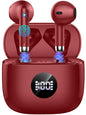 Wireless Earbuds, Bluetooth 5.4 Ear Buds, LED Power Display, 6D Bass Stereo