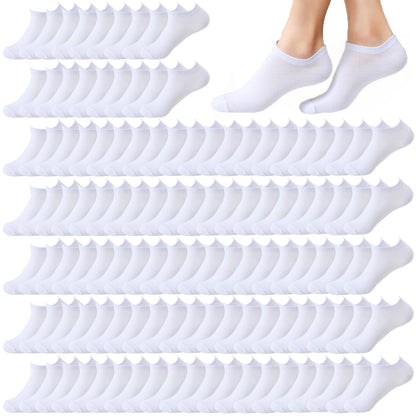 12-30 Pairs Low Cut Ankle Socks for Women No Show Casual Breathable Athletic Socks Bulk for Sport