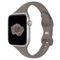 Thin Slim Band Compatible with Apple Watch 38mm 40mm 41mm 42mm 44mm 45mm 46mm 49mm, Replacement Silicone Sport Strap for iWatch Series 11/10/9/8/7/6/5/4/3/2/1 Ultra SE Women Men, Light Blush