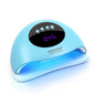 JODSONE U V LED Nail Lamp with Base Coat Top Coat Set, Nail Dryer for Gel Polish for Nails with Automatic Sensor & 4 Timers